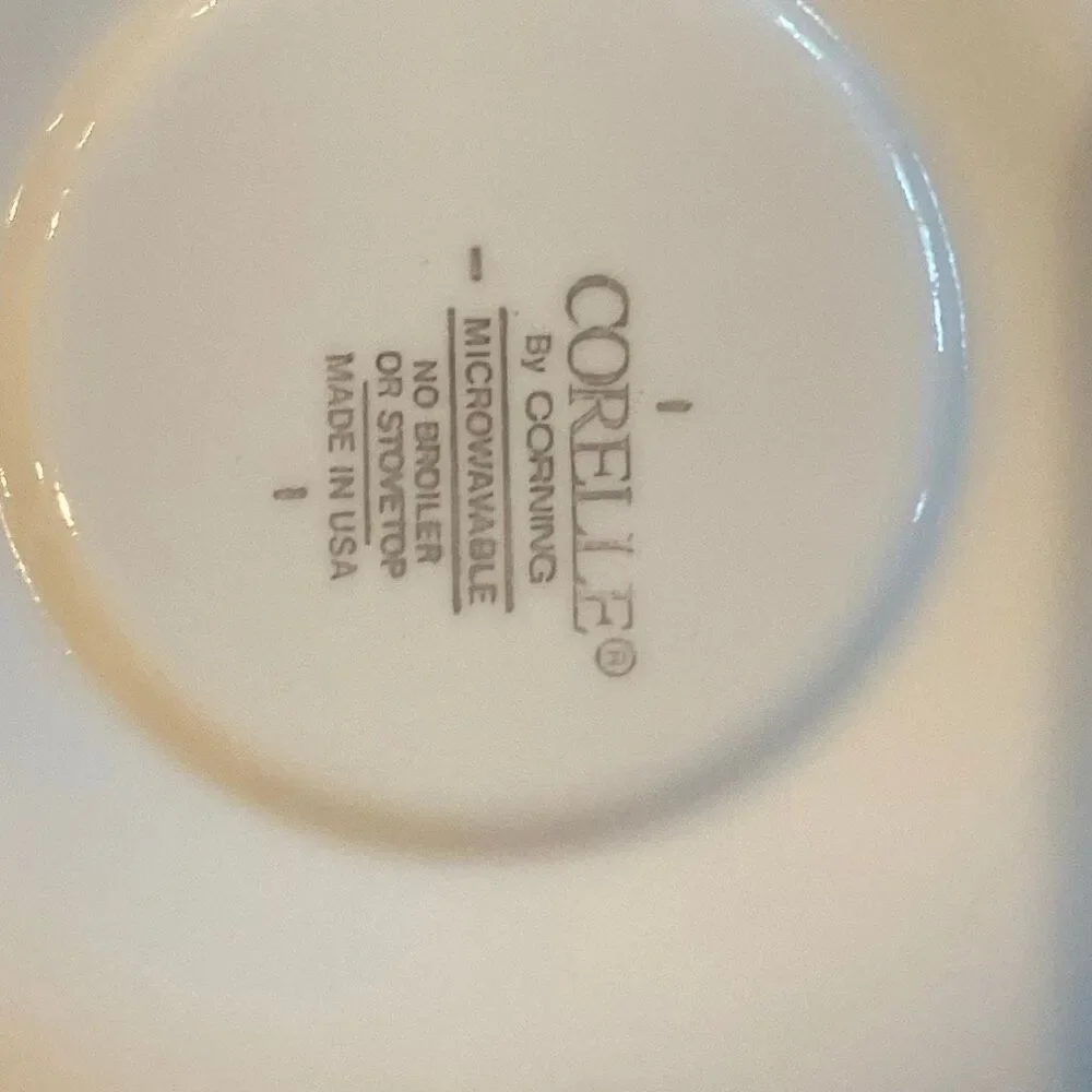 Set of 6 Corelle Callaway Ivy Saucers 6 1/8